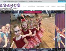 Tablet Screenshot of kidzdance.com